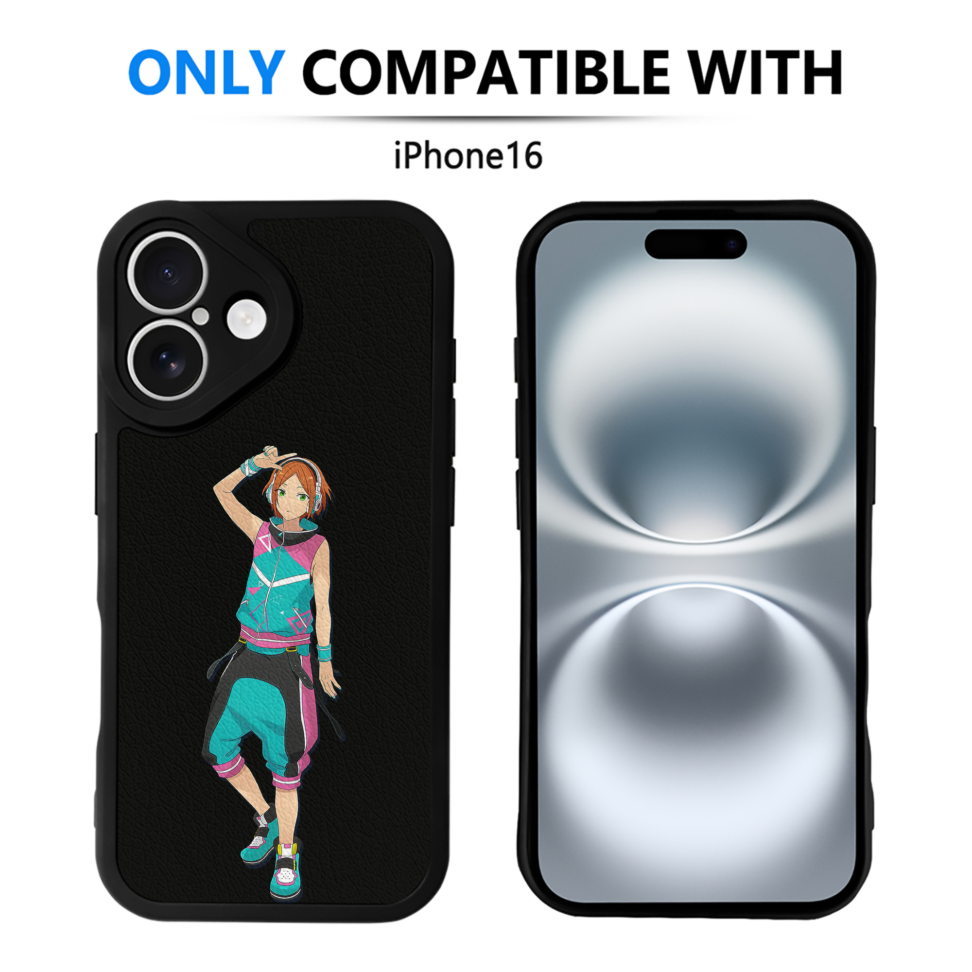 （画像用） あんさんぶるスターズ! Ensemble Stars 【iPhone 16シリーズ対応】シリコンスマホケース（レザー調） 材質：シリコン